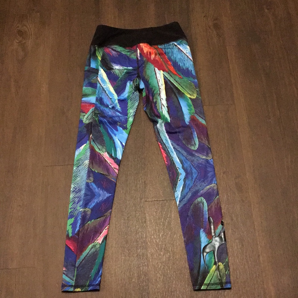 X By Gottex Multiple Color Block Leggings Size Xs - image 5